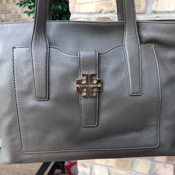 Grey Tory Burch Tote - Picture 3 of 7